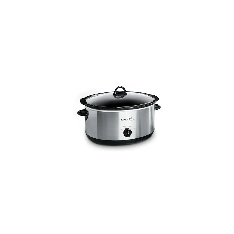 Crock-Pot Olla de cocción lenta manual ovalada de 7 cuartos de galón