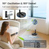 TriPole Ventilador de pie portátil