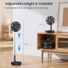 TriPole Ventilador de pie portátil