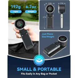 Ventilador turbo portátil de mano