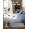 Dreo Ventilador para dormitorio, ventilador oscilante de 80 grados