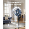 Dreo Ventilador para dormitorio, ventilador oscilante de 80 grados