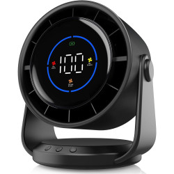 Ventilador de escritorio, ventilador de mesa turbo para dormitorio