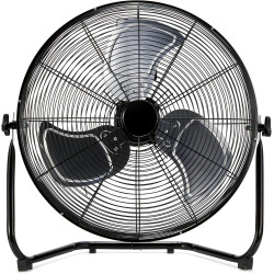 AmazonCommercial - Ventilador industrial de alta velocidad de 20 pulgadas, color negro
