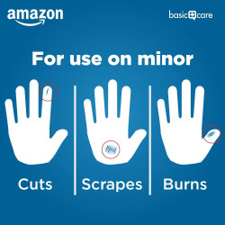 Amazon Basic Care Vendajes adhesivos | Echas de tela flexible y transpirable
