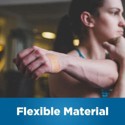Amazon Basic Care Vendajes adhesivos | Echas de tela flexible y transpirable