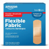 Amazon Basic Care Vendajes adhesivos | Echas de tela flexible y transpirable