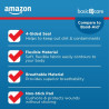 Amazon Basic Care Vendajes adhesivos | Echas de tela flexible y transpirable