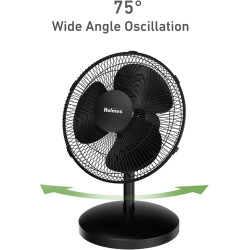 HOLMES Ventilador de mesa de 12 pulgadas