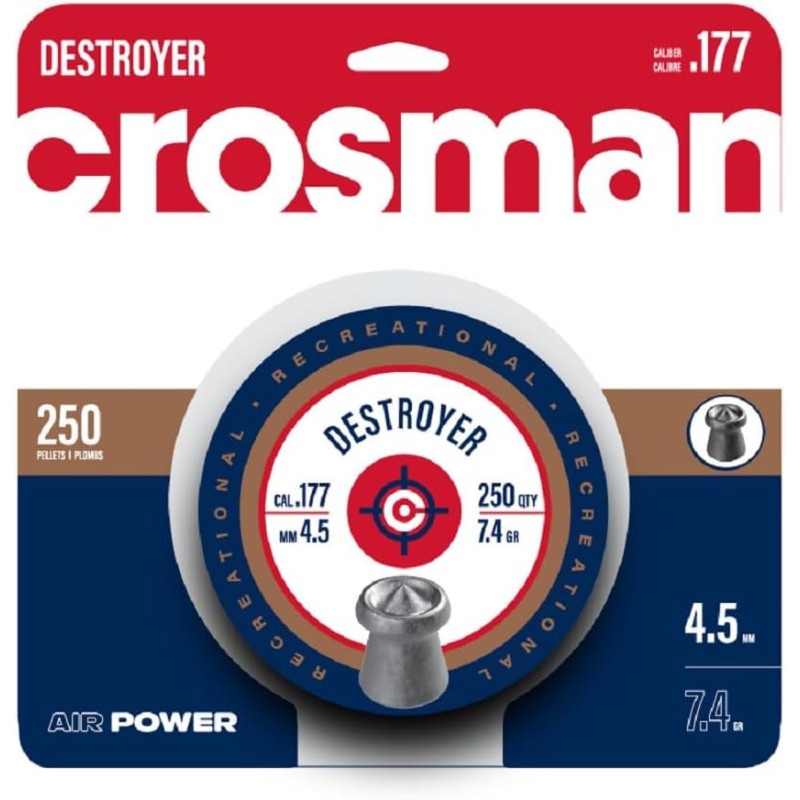 Crosman Pellets de caza de destructores