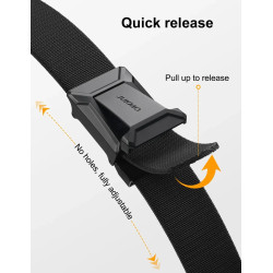JUKMO Cinturón táctico elástico | Resistente y con gran capacidad elastica