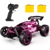 Tecnock Auto de control remoto para niños, 1:18 20 KM/H 2WD RC Buggy, auto de carreras todoterreno de 2.4 GHz para 40 minutos de