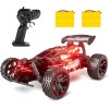 Tecnock Auto de control remoto para niños, 1:18 20 KM/H 2WD RC Buggy, auto de carreras todoterreno de 2.4 GHz para 40 minutos de