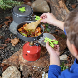 MalloMe Kit de utensilios de cocina para camping | Todo en uno de utensilos de cocina para camping