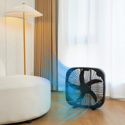 Amazon Basics Ventilador de caja de 3 velocidades