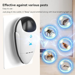 Repelente ultrasónico de plagas e insectos actualizado 2025