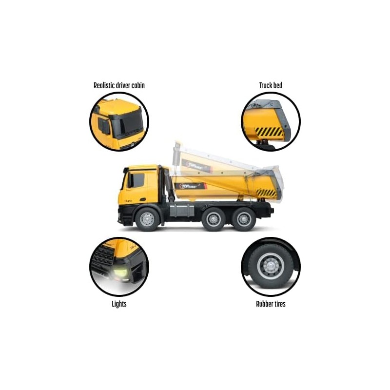 Camion Teledirigido Camiu00f3n Volquete De Construcciu00f3n De