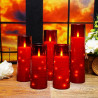 Velas LED sin llama con temporizador | Velas LED navideñas sin necesidad de fuego
