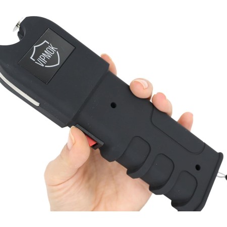 VIPMOK 928 Tipo Stun Gun Linterna de autodefensa linterna eléctrica Shocker (2 unidades)