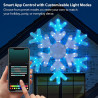 Probro Luces de copo de nieve LED inteligentes | Con mas de 105 modos de luces