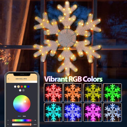 Probro Luces de copo de nieve LED inteligentes | Con mas de 105 modos de luces