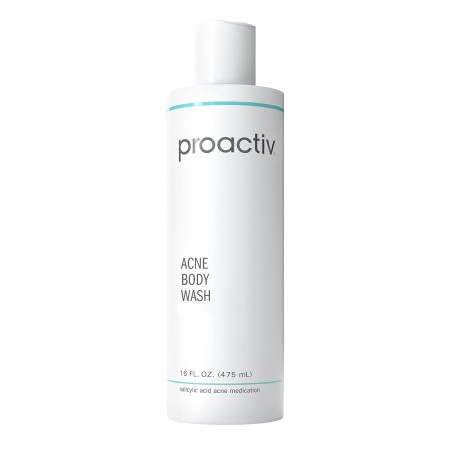 Proactiv Gel de baño para acné, gel de baño exfoliante para pieles sensibles, limpiador de ácido salicílico con manteca de