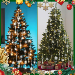 Adornos de cristal para decoración de árbol de Navidad | Adornos de arbol de navidad echos de cristal