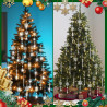 Adornos de cristal para decoración de árbol de Navidad | Adornos de arbol de navidad echos de cristal