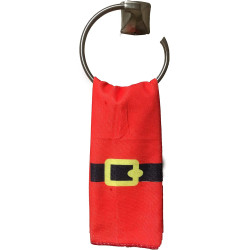 JOYIN Juego de decoración de baño de 5 piezas con temática navideña | Juego de baño de santa claus para decoracion navideña