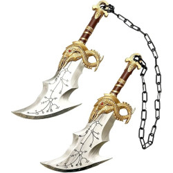 God Of War Espadas del caos de espuma  | Replica de espuma segura de las espadas del caos para cosplays