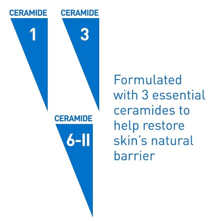 CeraVe Tratamiento para el acné de lavado facial, limpiador de ácido salicílico al 2% con arcilla purificadora para piel grasa,