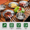 OGERY Estufa de camping | Estufa de camping a prueba de manchas y portatil