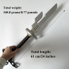 Cuchilla de Toji para cosplays | Cuchilla de espuma sin filo para cosplays