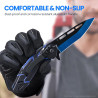 Cuchillo de bolsillo genial para defensa personal | Ideal para defensa o camping