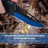 Cuchillo de bolsillo genial para defensa personal | Ideal para defensa o camping