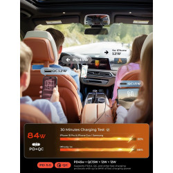 LISEN - Cargador retráctil para automóvil