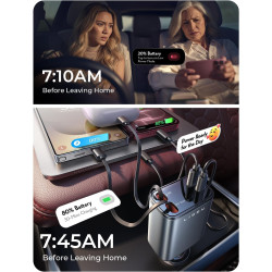 LISEN - Cargador retráctil para automóvil