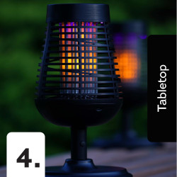 PIC - Lámpara solar portátil exterminadora de insectos | Lampara solar para insectos con activacion automatica