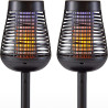 PIC - Lámpara solar portátil exterminadora de insectos | Lampara solar para insectos con activacion automatica