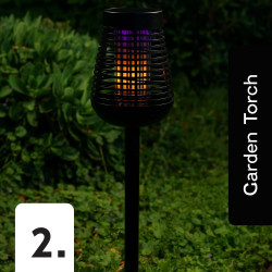 PIC - Lámpara solar portátil exterminadora de insectos | Lampara solar para insectos con activacion automatica