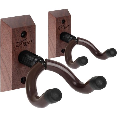 SNIGJAT Soporte de pared para guitarra, paquete de 2 soportes de pared para guitarra, soporte de pared para guitarra acústica,