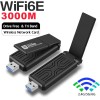 Adaptador WiFi de 6 GHZ, adaptador WiFi USB, adaptador inalámbrico para computadora, IEEE802.11AX, tecnologías MU-MIMO, AXE3000