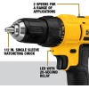 Juego de taladro compacto DeWalt DCD771C2 de 20 vatios, sin cables, de 12 pulgadas