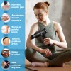 Turonic Pistola de masaje GM5 – Masajeador de tejido profundo para relajación muscular y alivio del dolor (pies, espalda,