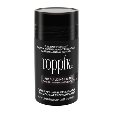 Toppik - Fibras de construcción para el cabello, 0.42 onzas (12 g), relleno de cabello fino o delgado, cabello instantáneamente