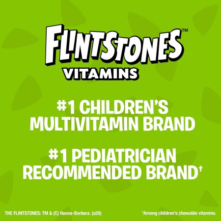 Flintstones Vitamins Vitaminas masticables para niños, multivitamínico completo para niños y niños pequeños con hierro, calcio,