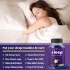 Gomitas para dormir para adultos y niños | Gomitas de melatonina con manzanilla, valeriana y L teanina | Seguras y efectivas
