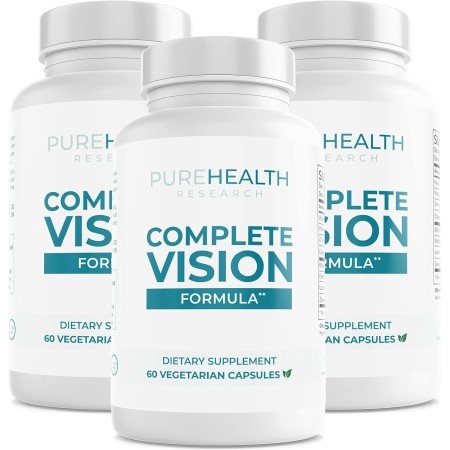 Complete Vision Formula - Suplementos para los ojos - Mejora tu visión con vitaminas mejoradas para los ojos, cuidado ocular