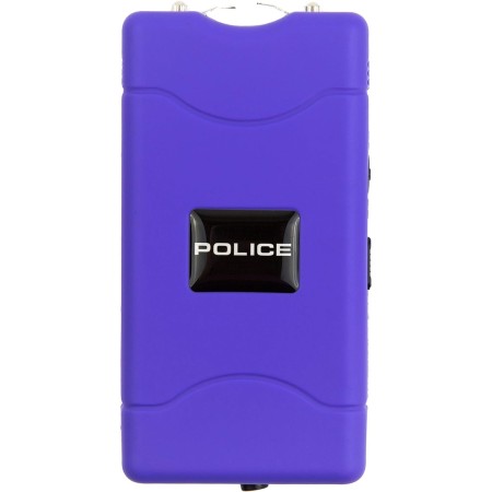 POLICE Stun Gun 800 - Mini Recarga con Linterna LED - Morado