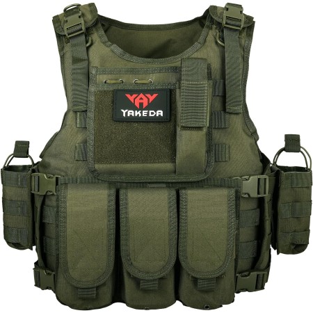 vAv YAKEDA Chaleco táctico Airsoft para hombre